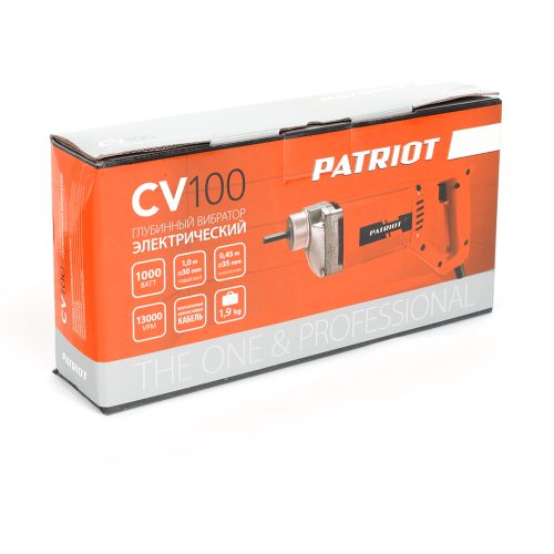 Фото Вибратор для бетона глубинный Patriot CV 100 Вибратор для бетона глубинный Patriot CV 100