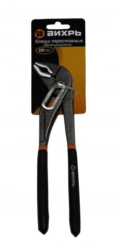 Фото Клещи переставные ВИХРЬ 250 мм Клещи переставные ВИХРЬ 250 мм