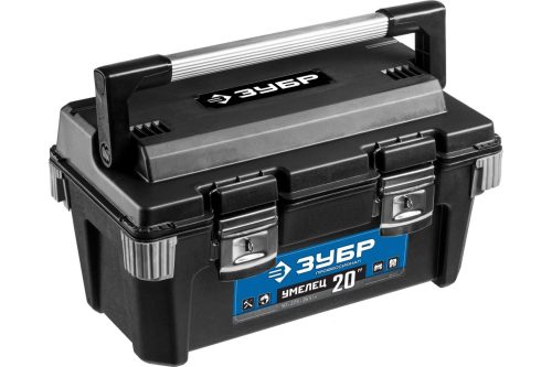 Фото ЗУБР 500 x 275 x 265 мм (20"), пластиковый, ящик для инструментов УМЕЛЕЦ-20 38141-20_z01 Профессиона ЗУБР 500 x 275 x 265 мм (20"), пластиковый, ящик для инструментов УМЕЛЕЦ-20 38141-20_z01 Профессиона