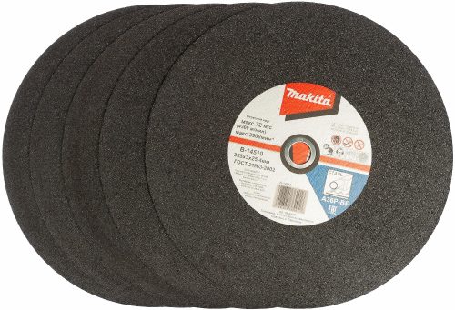 Отрезной диск Makita 355x25.4x3 5шт B-14510-5