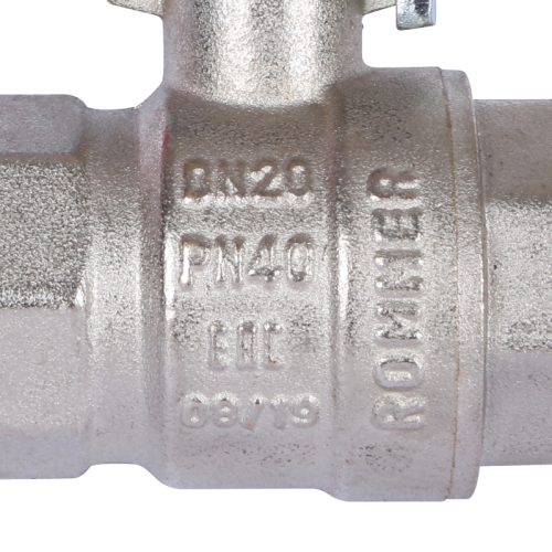 RBV-0001-0110320 ROMMER Шаровой кран 3/4" ВН/ВН, ручка рычаг