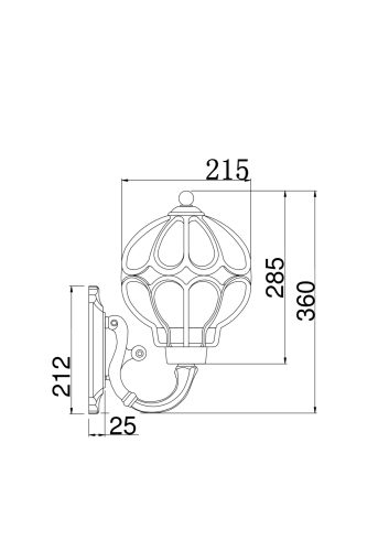 Бра Maytoni O024WL-01G