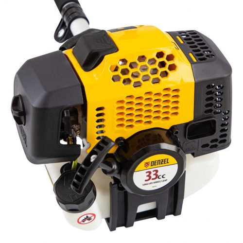 Фото Триммер бензиновый DGT 330, 33 см3, 1.8 л. с, неразъемная штанга, состоит из 2 частей Denzel Триммер бензиновый DGT 330, 33 см3, 1.8 л. с, неразъемная штанга, состоит из 2 частей Denzel