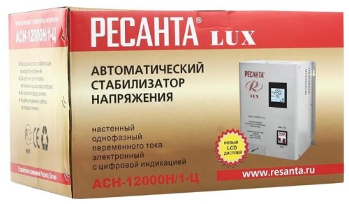 Стабилизатор напряжения Ресанта АСН 12000 Н/1-Ц Lux