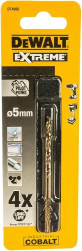 Сверло по металлу COBALT 5% (5х86х46 мм) Dewalt DT4906