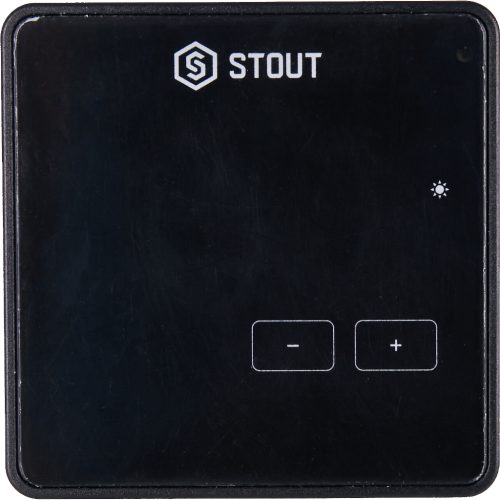 STE-0101-010004 STOUT Проводной комнатный регулятор R-10z, черный