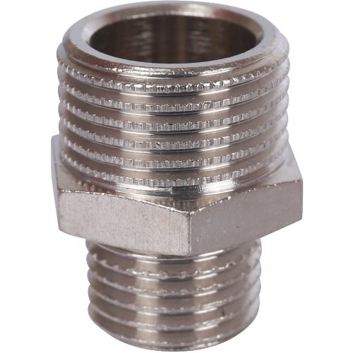 Фото SFT-0004-003814 STOUT Ниппель НН переходной никелированный 3/8X1/4 SFT-0004-003814 STOUT Ниппель НН переходной никелированный 3/8X1/4