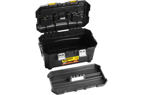 Фото STAYER 490 x 262 x 250 мм (19"), пластиковый, ящик для инструментов TITAN-19 38016-19 STAYER 490 x 262 x 250 мм (19"), пластиковый, ящик для инструментов TITAN-19 38016-19