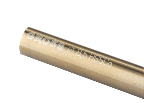 Сверло спиральное по металлу, 8.5 мм, HSS-Co Gross