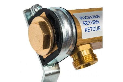 Коллекторная группа WATTS HKV/A - 1"ВР/ВР на 4 контура 3/4"EK (латунь)