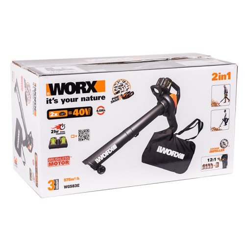 Аккумуляторный пылесос / воздуходувка бесщеточный WORX WG583E