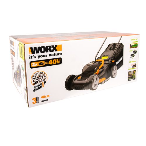 Газонокосилка аккумуляторная WORX WG743E