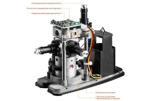 KRAFTOOL 20-70 м, 360 градусов , (детектор), сверхъяркий, IP54, точн. 0,2 мм/м, штатив, нивелир лазерный LL-3D-3 34640-3