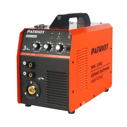 Фото Полуавтомат сварочный инверторный Patriot WMA 225MQ MIG/MAG/MMA Полуавтомат сварочный инверторный Patriot WMA 225MQ MIG/MAG/MMA