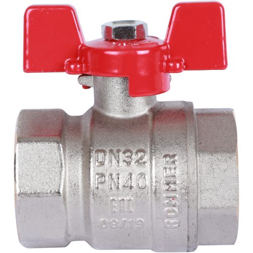 RBV-0003-0110232 ROMMER Шаровой кран 1 1/4" ВН/ВН, ручка бабочка