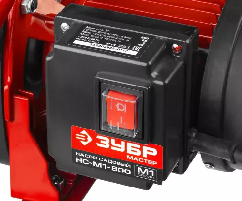 ЗУБР 800 Вт, поверхностный, 60 л/мин, насос садовый НС-М1-800