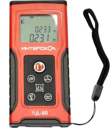 Фото Лазерный дальномер Интерскол ЛД-60 Лазерный дальномер Интерскол ЛД-60
