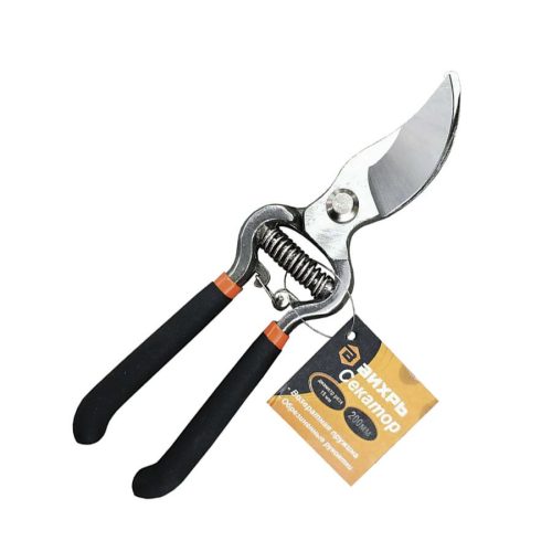 Фото Секатор ВИХРЬ 200мм, возвратная пружина, обрезиненные рукоятки Секатор ВИХРЬ 200мм, возвратная пружина, обрезиненные рукоятки