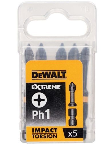 Биты ударные IMPACT Torsion Ph1, 57мм, 5шт. Dewalt DT7997T