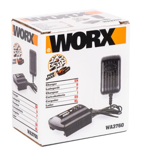Фото Зарядное устройство WORX WA3760 20В, 0,4A Зарядное устройство WORX WA3760 20В, 0,4A
