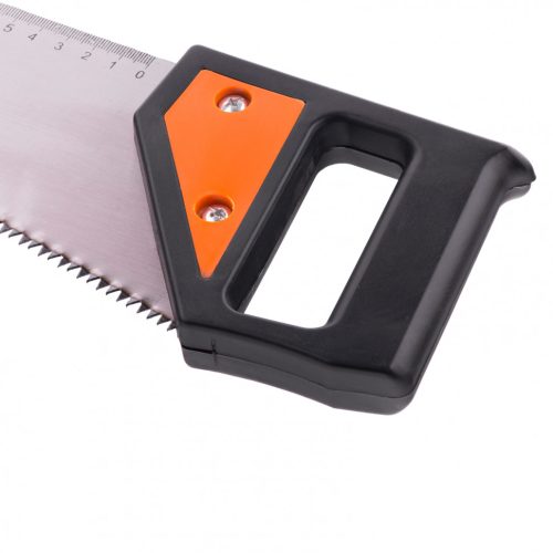 Фото Ножовка по дереву, 400 мм, 5-6 TPI, каленый зуб, линейка, пластиковая рукоятка Sparta Ножовка по дереву, 400 мм, 5-6 TPI, каленый зуб, линейка, пластиковая рукоятка Sparta