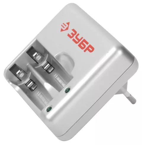 Фото ЗУБР 2хААА/АА, время зарядки 1 час, зарядное устройство для Ni-Mh аккумуляторов 59251-2 ЗУБР 2хААА/АА, время зарядки 1 час, зарядное устройство для Ni-Mh аккумуляторов 59251-2