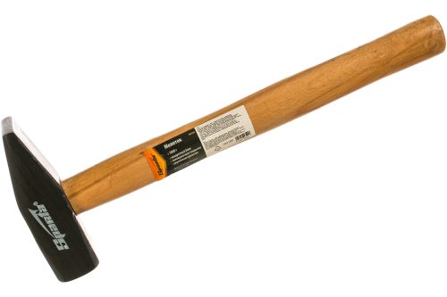 Молоток слесарный, 1000 г, квадратный боек, деревянная рукоятка Sparta