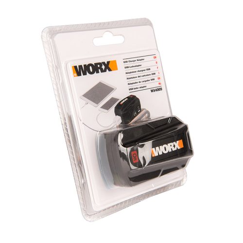 Фото USB адаптер для аккумуляторов WORX POWERSHARE 20В USB адаптер для аккумуляторов WORX POWERSHARE 20В