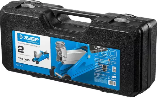 Домкрат подкатной гидравлический ЗУБР T50 43052-2-K (2 т)