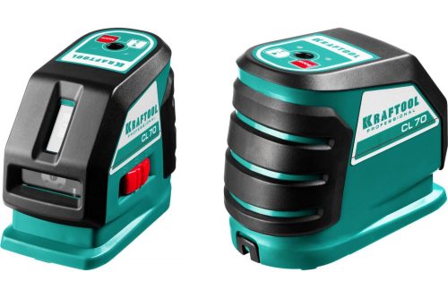 KRAFTOOL 20-70 м, (детектор), сверхъяркий, IP54, точн. 0,2 мм/м, штатив, нивелир лазерный линейный CL-70-3 34660-3
