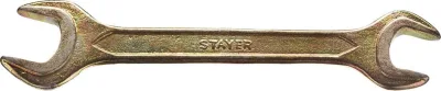 STAYER 17х19 мм, Hi-Q Сталь, оцинкованный, гаечный ключ рожковый 27038-17-19 Master