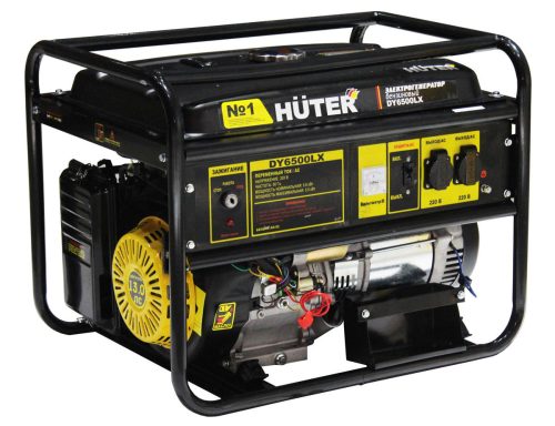 Фото Бензиновый генератор Huter DY6500LX электростартер Бензиновый генератор Huter DY6500LX электростартер
