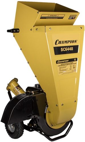 Бензиновый измельчитель-шредер Champion SC6448