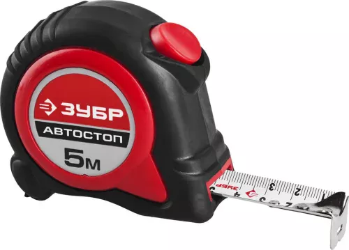 Фото ЗУБР 5 м х 25 мм, рулетка 34052-05-25 ЗУБР 5 м х 25 мм, рулетка 34052-05-25