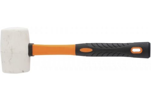 Фото Киянка резиновая, 680 г, белая резина, фибергласовая рукоятка Sparta Киянка резиновая, 680 г, белая резина, фибергласовая рукоятка Sparta