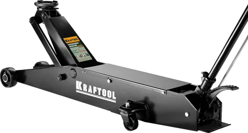KRAFTOOL 5т, 150-560мм, домкрат подкатной гидравлический, удлиненный High-Lift 43455-5