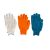 Перчатки в наборе, цвета: оранжевые, синие, белые, ПВХ точка, XL, Россия Palisad