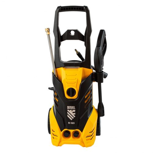 Фото Моечная машина высокого давления R-165, 2200 Вт, 165 бар, 7 л/мин, колесная Denzel Моечная машина высокого давления R-165, 2200 Вт, 165 бар, 7 л/мин, колесная Denzel