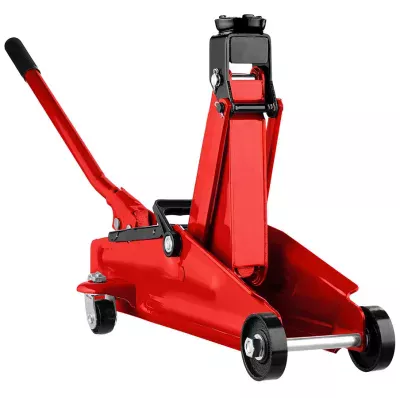 Домкрат подкатной гидравлический STAYER Red Force 43153-2 (2 т)