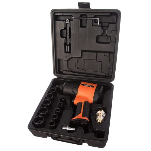 Фото Ударный пневмогайковерт Gigant PW 720 + набор головок Ударный пневмогайковерт Gigant PW 720 + набор головок