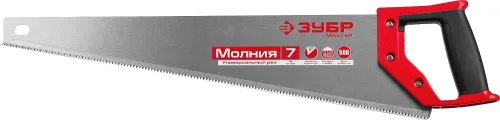 ЗУБР 7 TPI, 500 мм, ножовка по дереву МОЛНИЯ-7 1537-50_z01