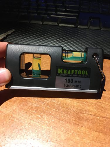 KRAFTOOL 100 мм, мини-уровень с магнитом 1-34861-010