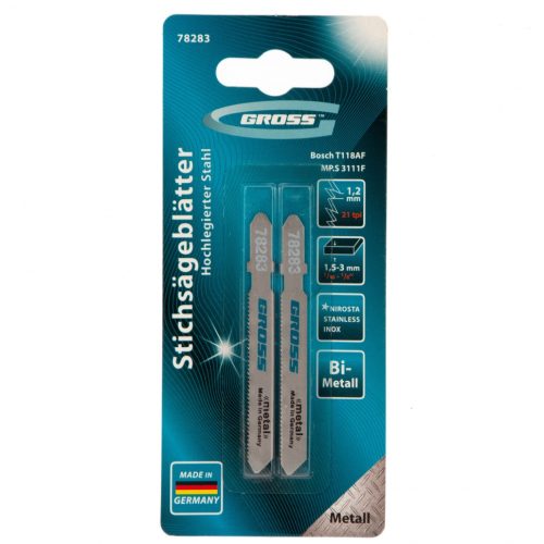 Полотна для электролобзика  Profi, 2 шт, ( 3111F-T118AF ) Gross