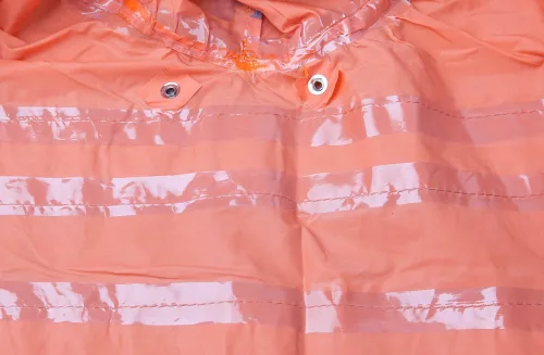 ЗУБР размер 52-54, оранжевый, светоотражающие полосы, плащ-дождевик 11617-52 Профессионал