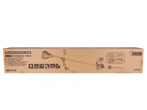 Фото Триммер аккумуляторный бесщеточный Greenworks GD82BCBK4 (с АКБ 5Ач и ЗУ) 2110707UB Триммер аккумуляторный бесщеточный Greenworks GD82BCBK4 (с АКБ 5Ач и ЗУ) 2110707UB