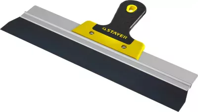 STAYER фасадный, 350 мм, анодированный, двухкомпонентная рукоятка, шпатель фасадный 10045-35