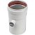 SCA-0080-010125 STOUT Элемент дымохода DN80 труба 125 мм п/м с ревизионным патрубком