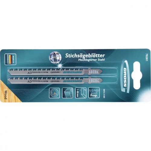 Фото Полотна для электролобзика по дереву, 2 шт, ( 3180 ) Gross Полотна для электролобзика по дереву, 2 шт, ( 3180 ) Gross