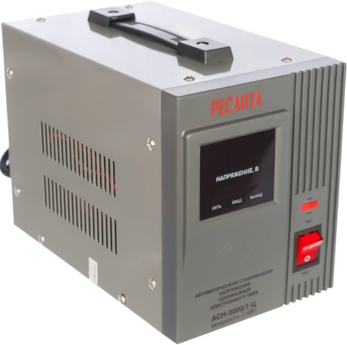 Фото Стабилизатор напряжения однофазный Ресанта АСН 2000/1-Ц Стабилизатор напряжения однофазный Ресанта АСН 2000/1-Ц