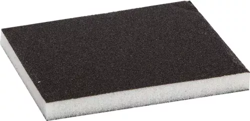 Фото ЗУБР 123х98х12 мм, Р80, двухсторонняя, мягкий поролон, губка шлифовальная 35614-080 ЗУБР 123х98х12 мм, Р80, двухсторонняя, мягкий поролон, губка шлифовальная 35614-080